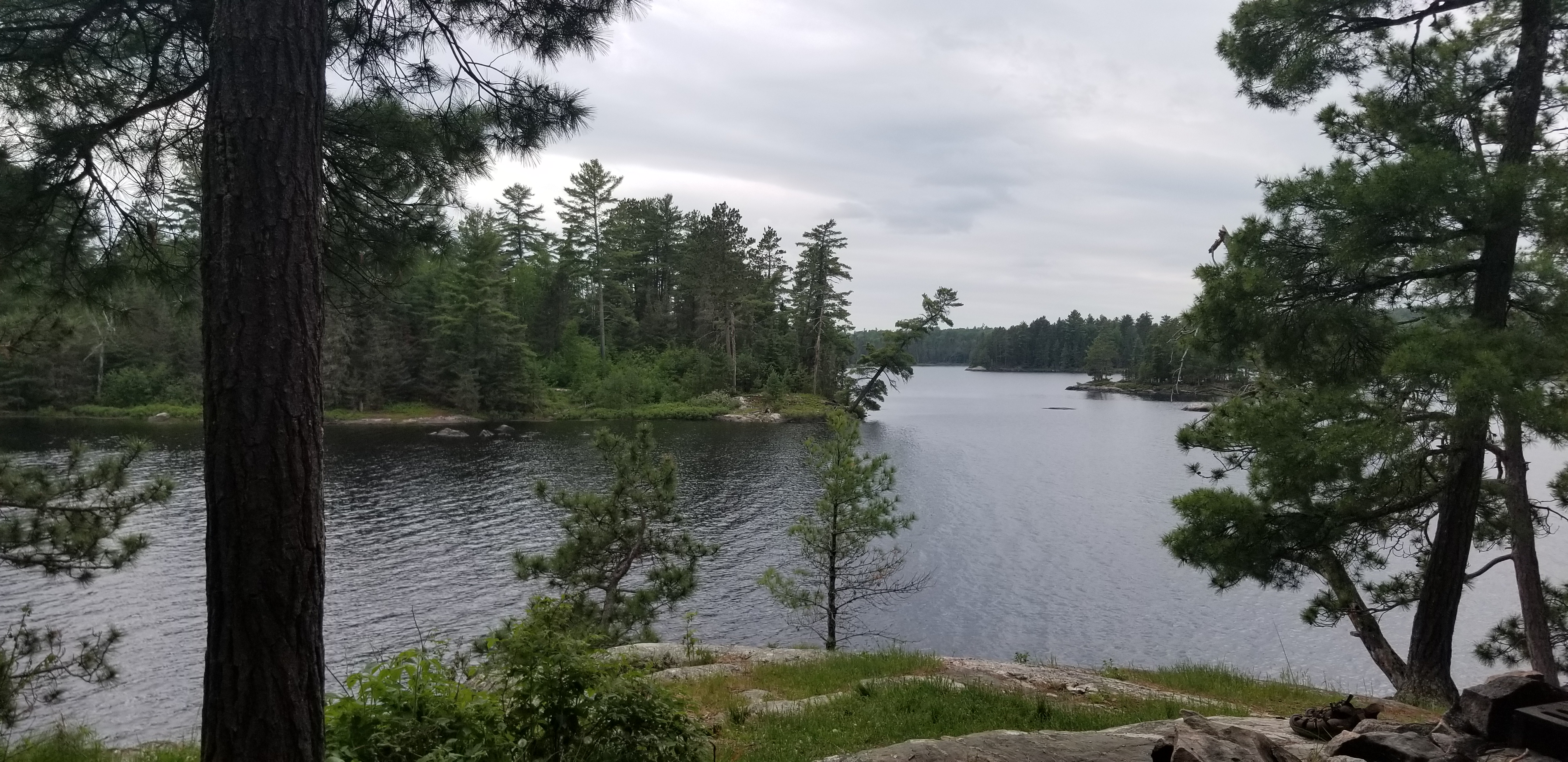 our campsite on horse lake